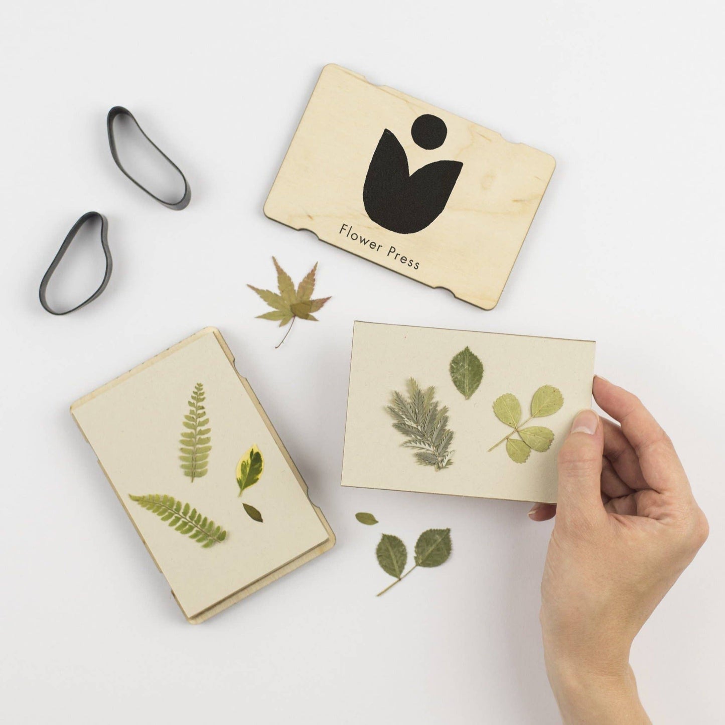 Abstract Pocket Flower Press