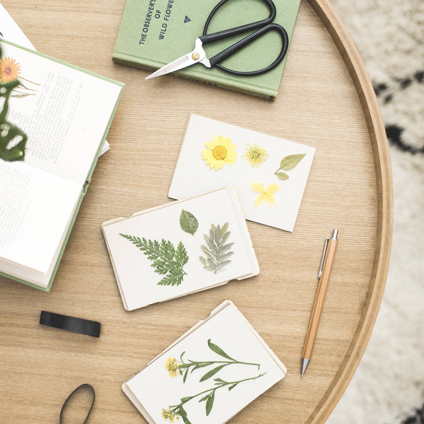 Abstract Pocket Flower Press