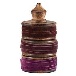 Aubergine Velvet Trio Spindle