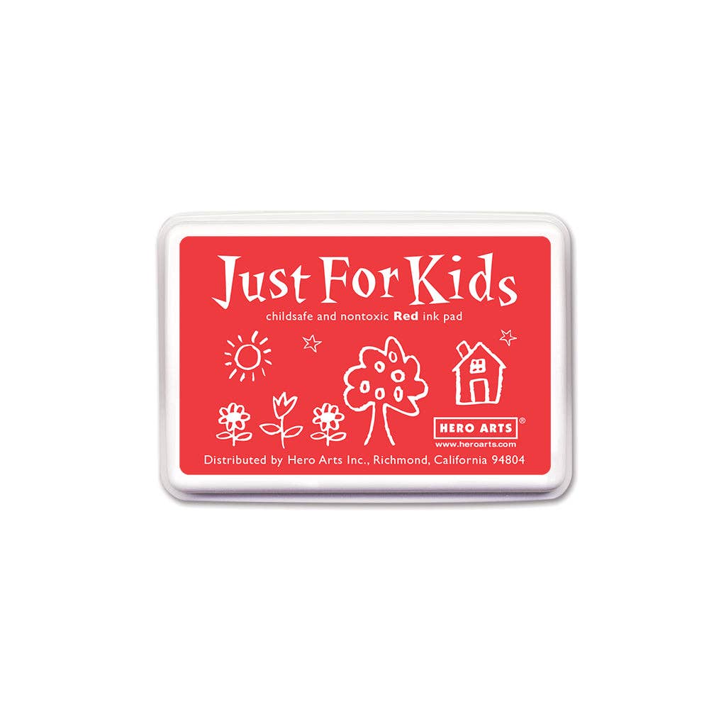 Just For Kids Red Ink Pad