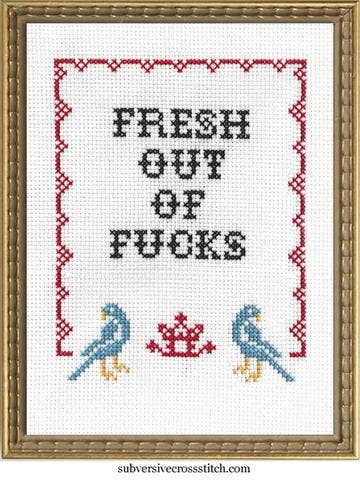 Fresh Out of F*cks