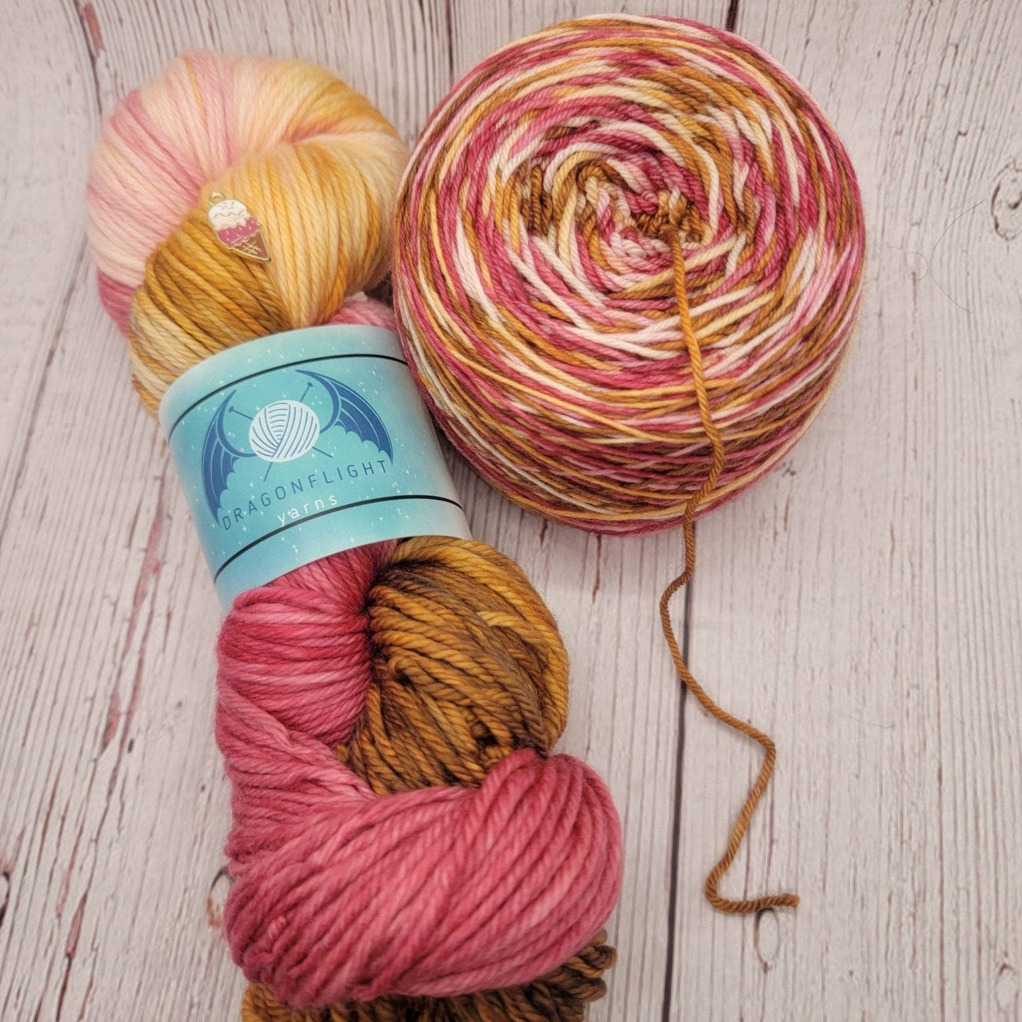 Dragonflight Yarns - Sunday Sundae - Hand Dyed Yarn