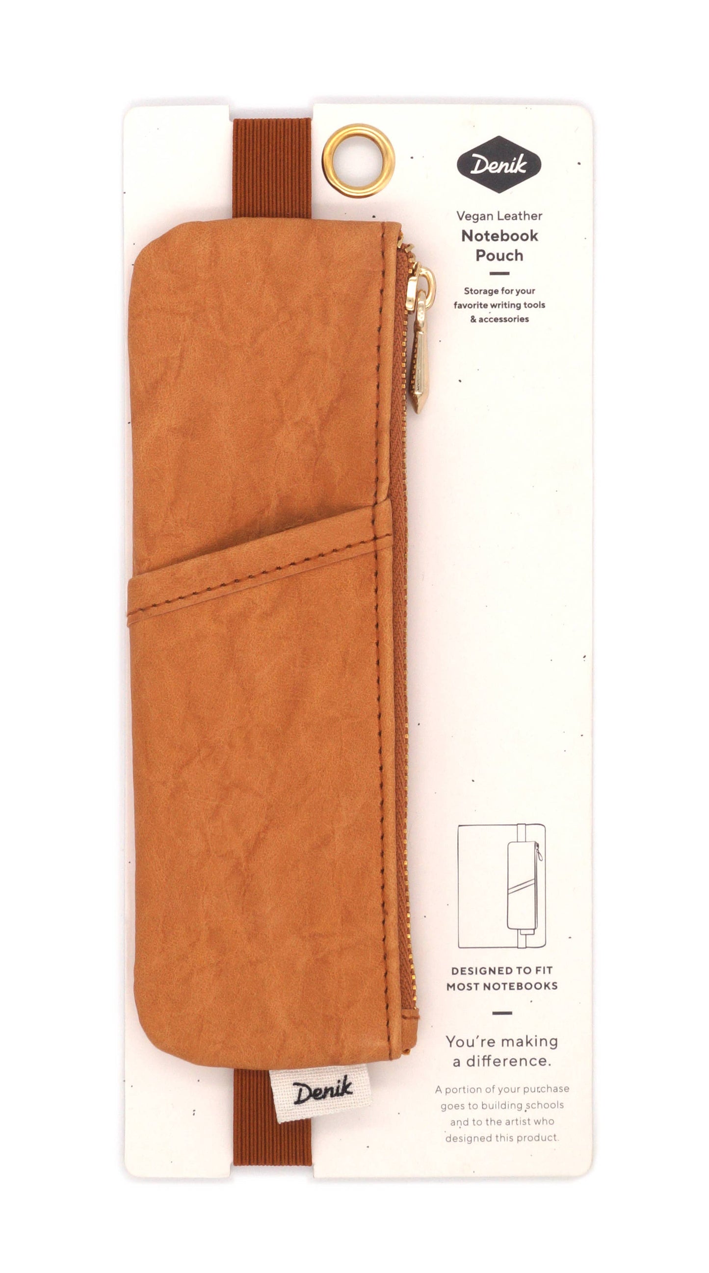 Caramel Crinkle Notebook Pouch