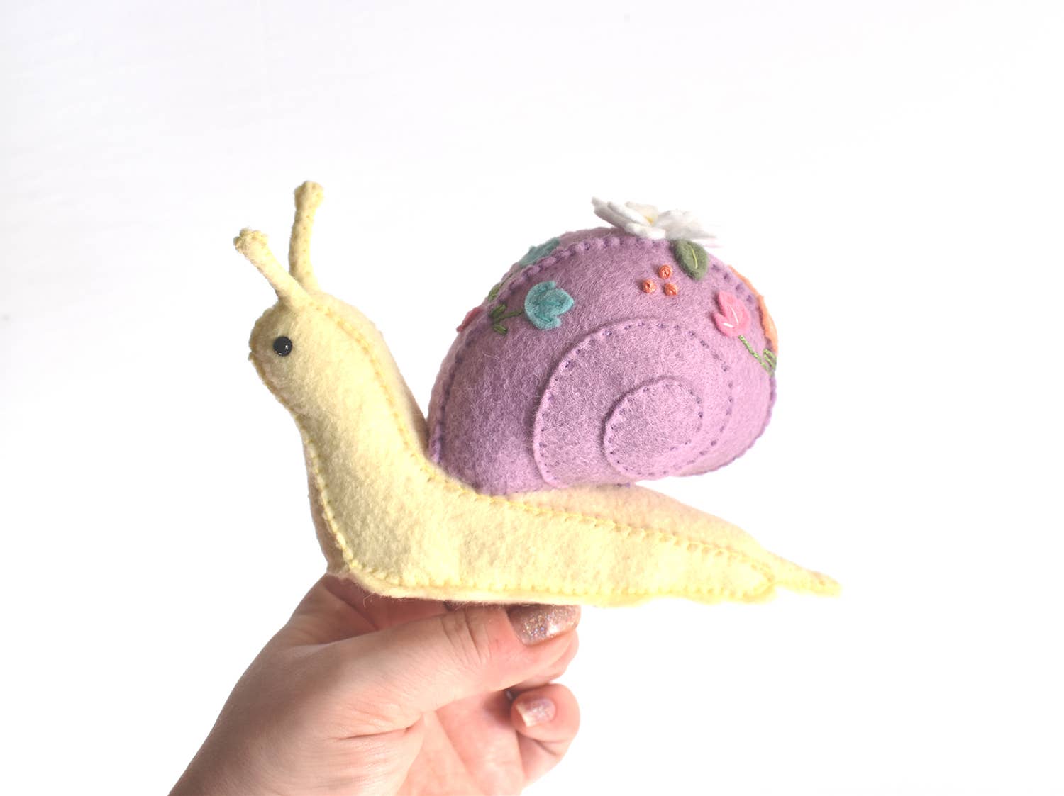 DIY Crafts Stuffed Snail Hand Sewing Kit - Garden Snail – Brainstorm Art  Supply