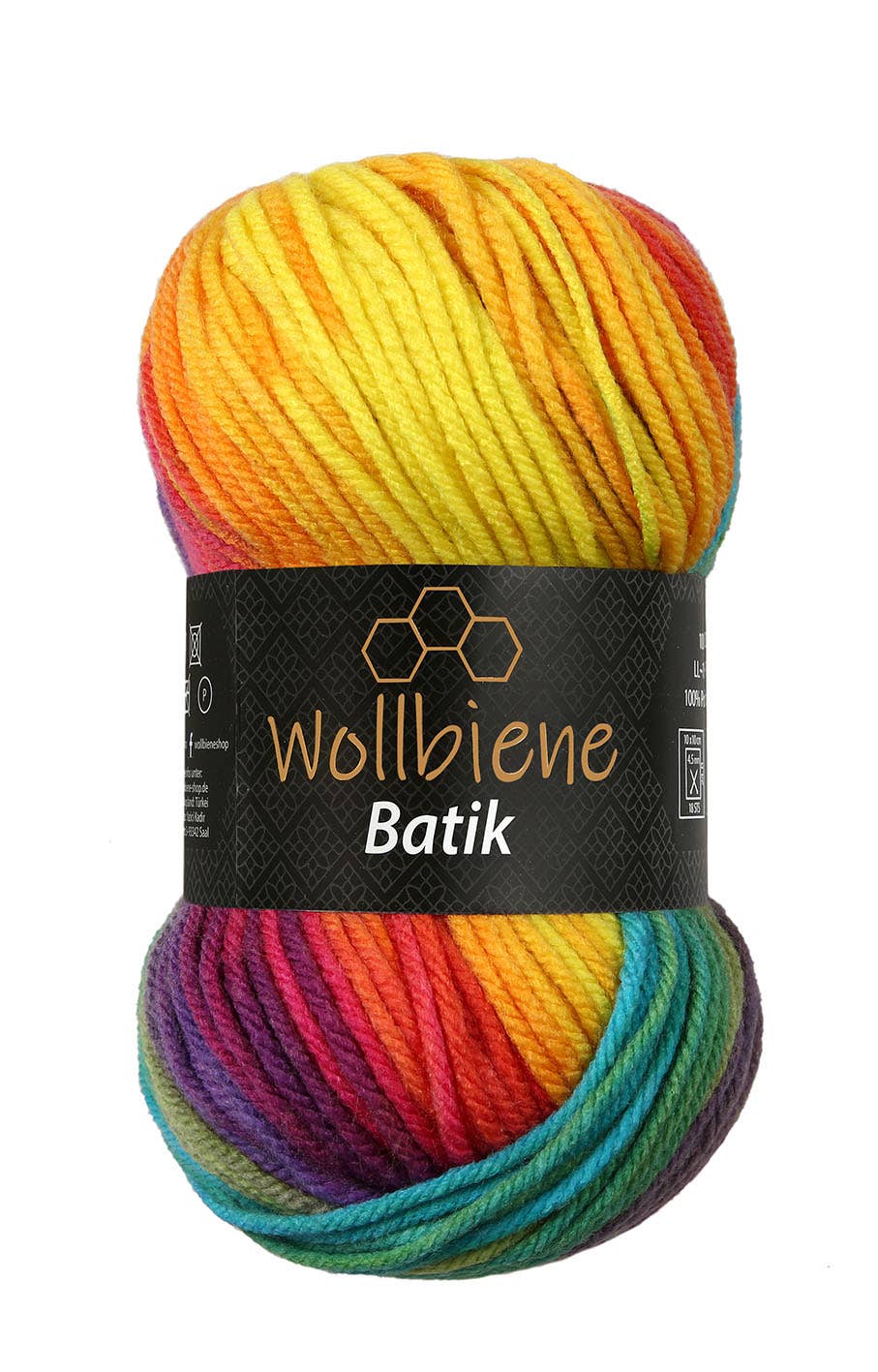 Wollbiene - Wollbiene Batik Farbverlaufswolle Strickwolle