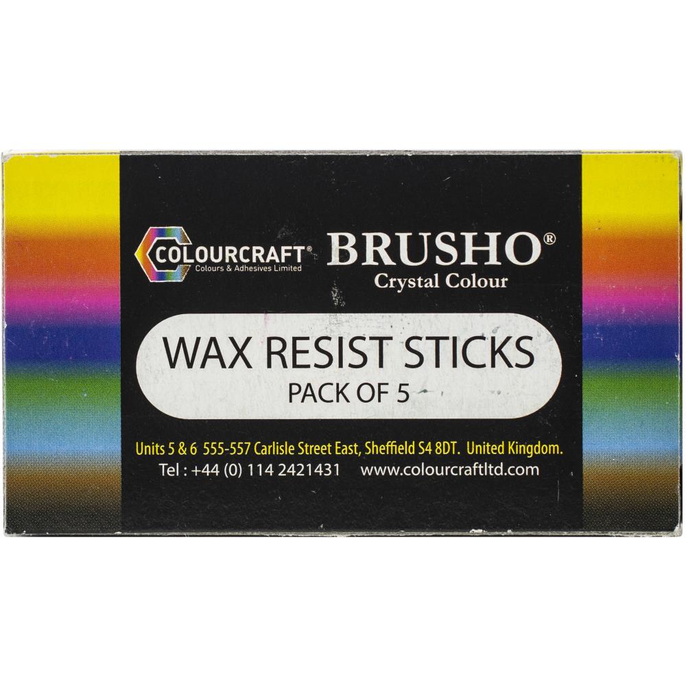 Brusho Wax Resist