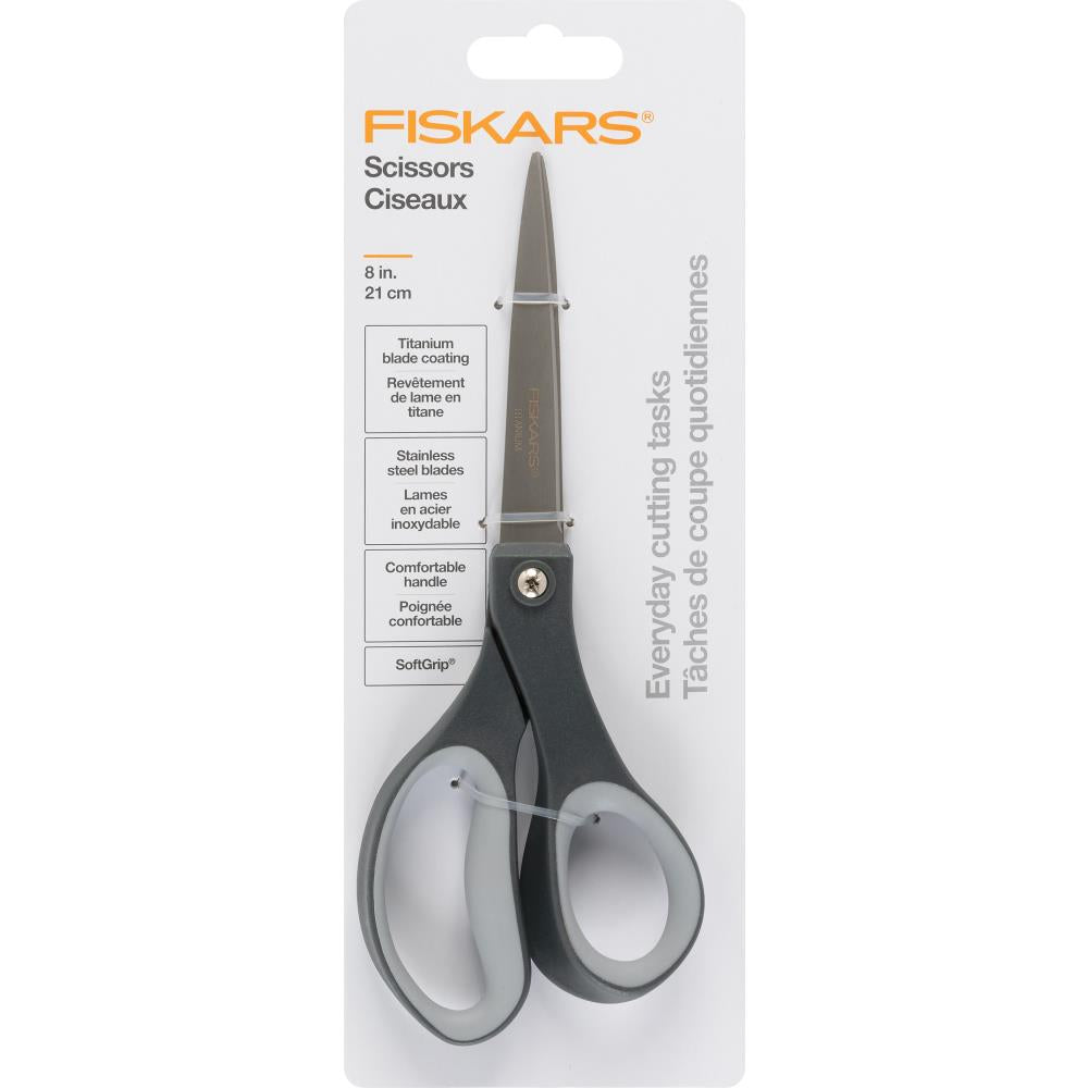 Fiskars Everyday Softgrip Titanium Scissors 8