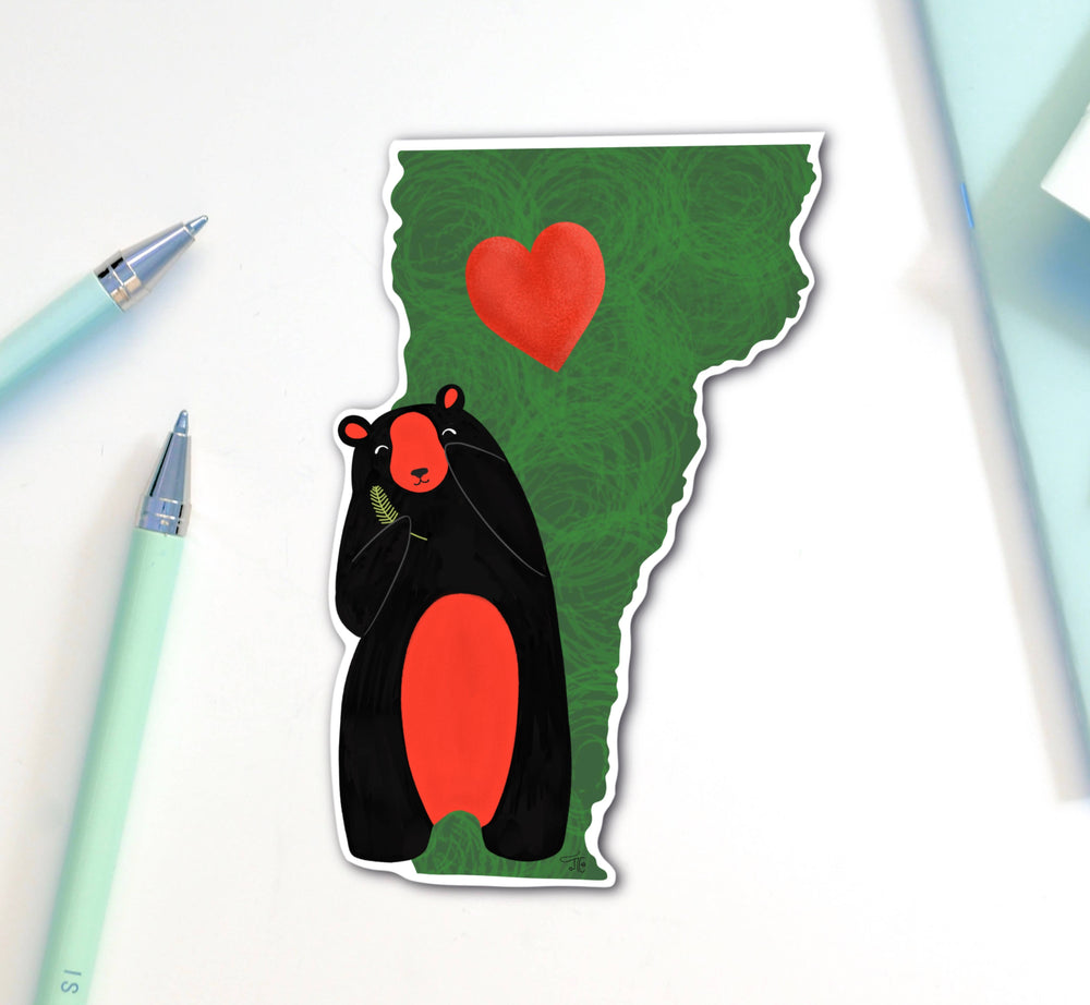 inkpaperfable - I Love Vermont State Beary Much