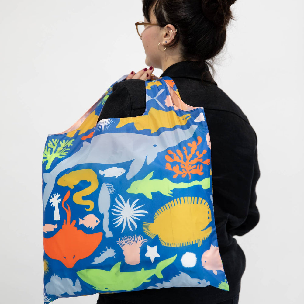 
                      
                        Sea Animals Art Sack by Banquet Workshop - Beach Tote Bag
                      
                    