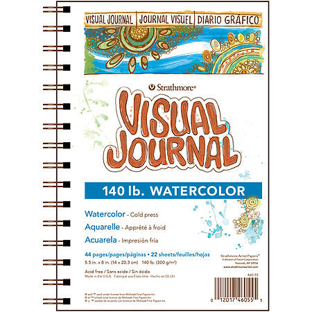 Visual Journal Watercolor Notebooks 90lb & 140lb