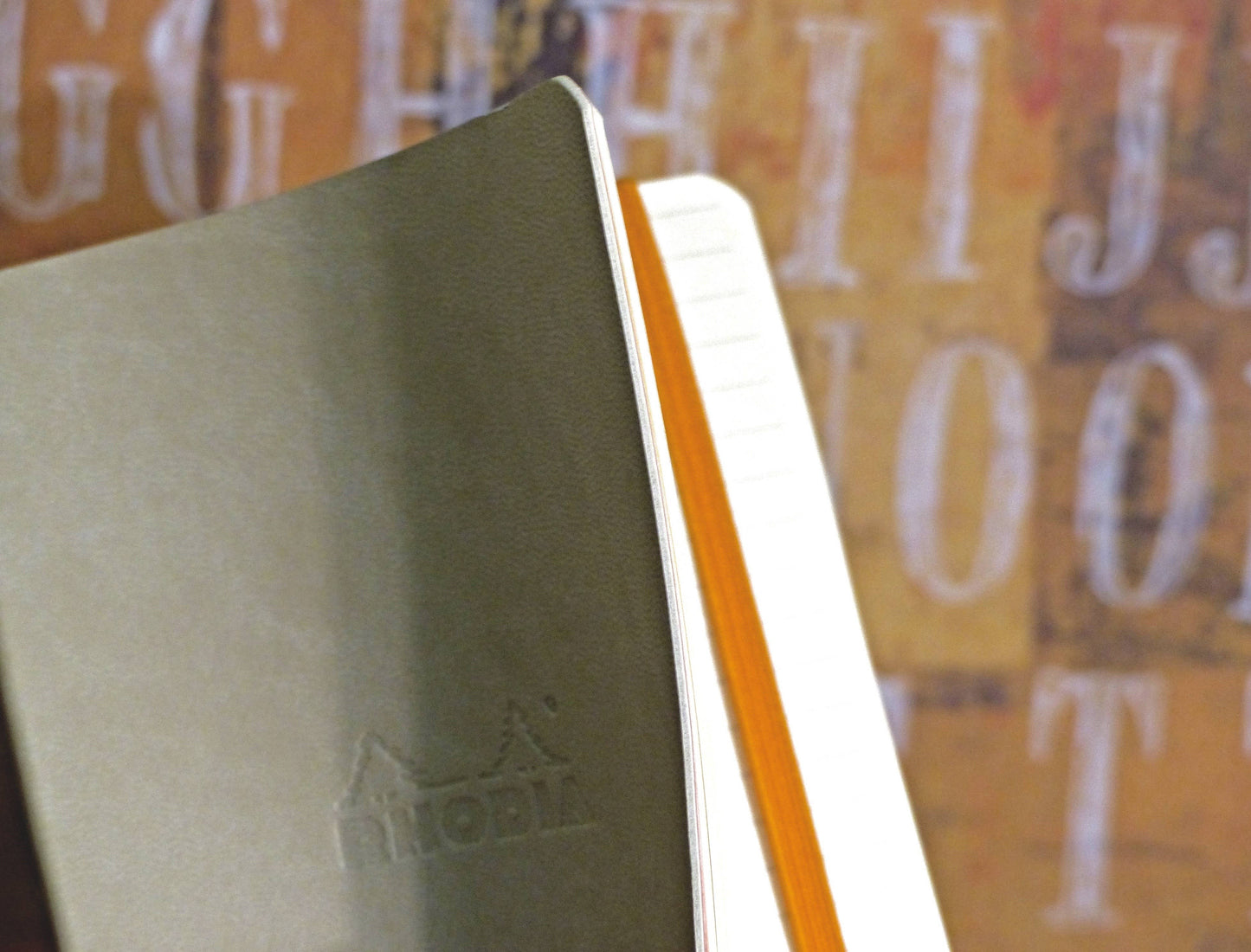 Rhodia Softcover Journal (Small) 4 x 5.5: Tangerine Dot Grid