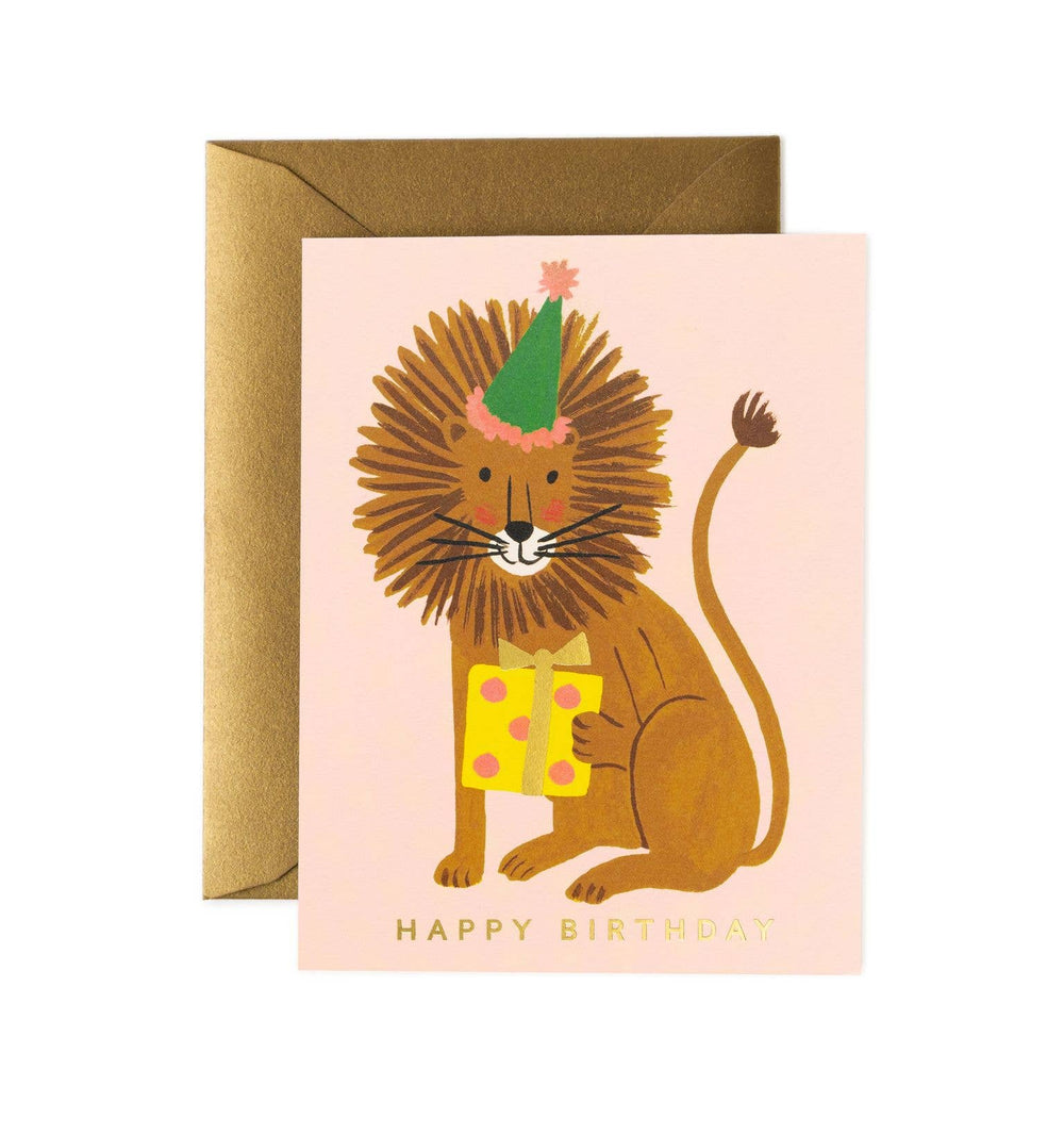 Lion Birthday Card