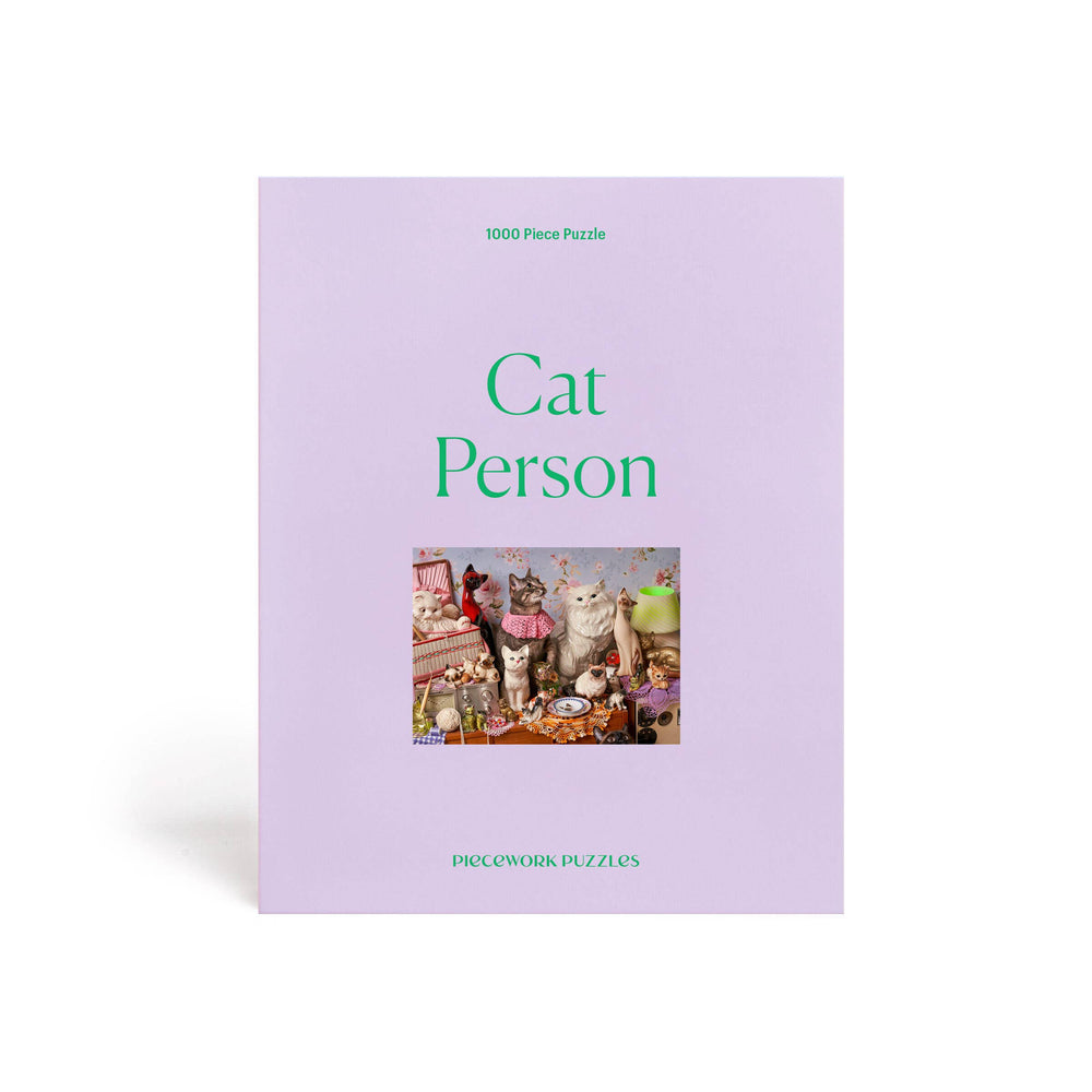 Piecework Puzzles - Cat Person - 1000 Piece Puzzle