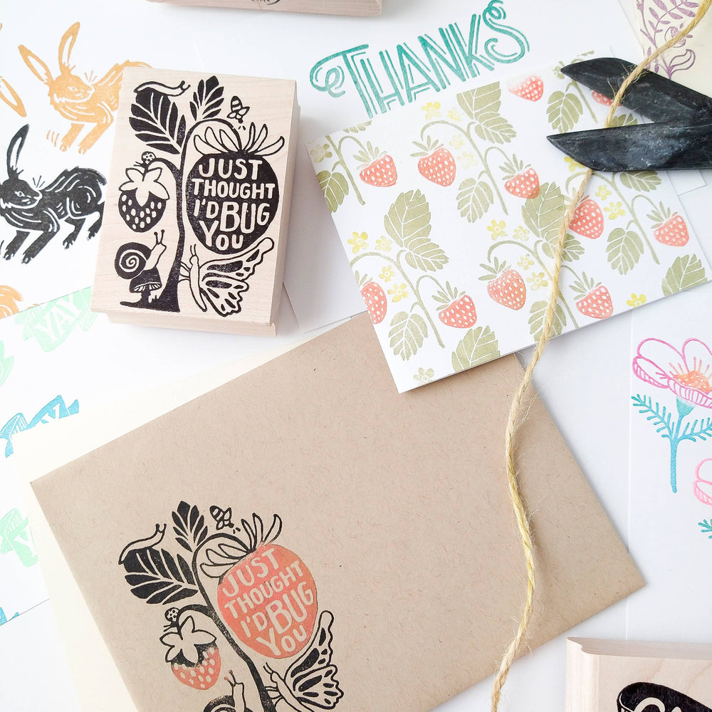 
                      
                        Strawberry Rubber Stamp
                      
                    