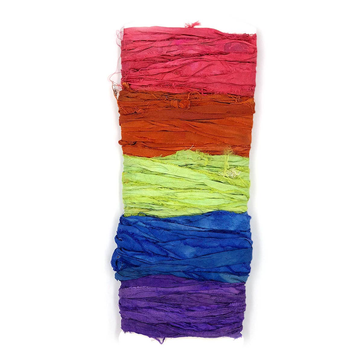Yarn & Ribbon 5 Color Sample Cards: Rainbow Lux