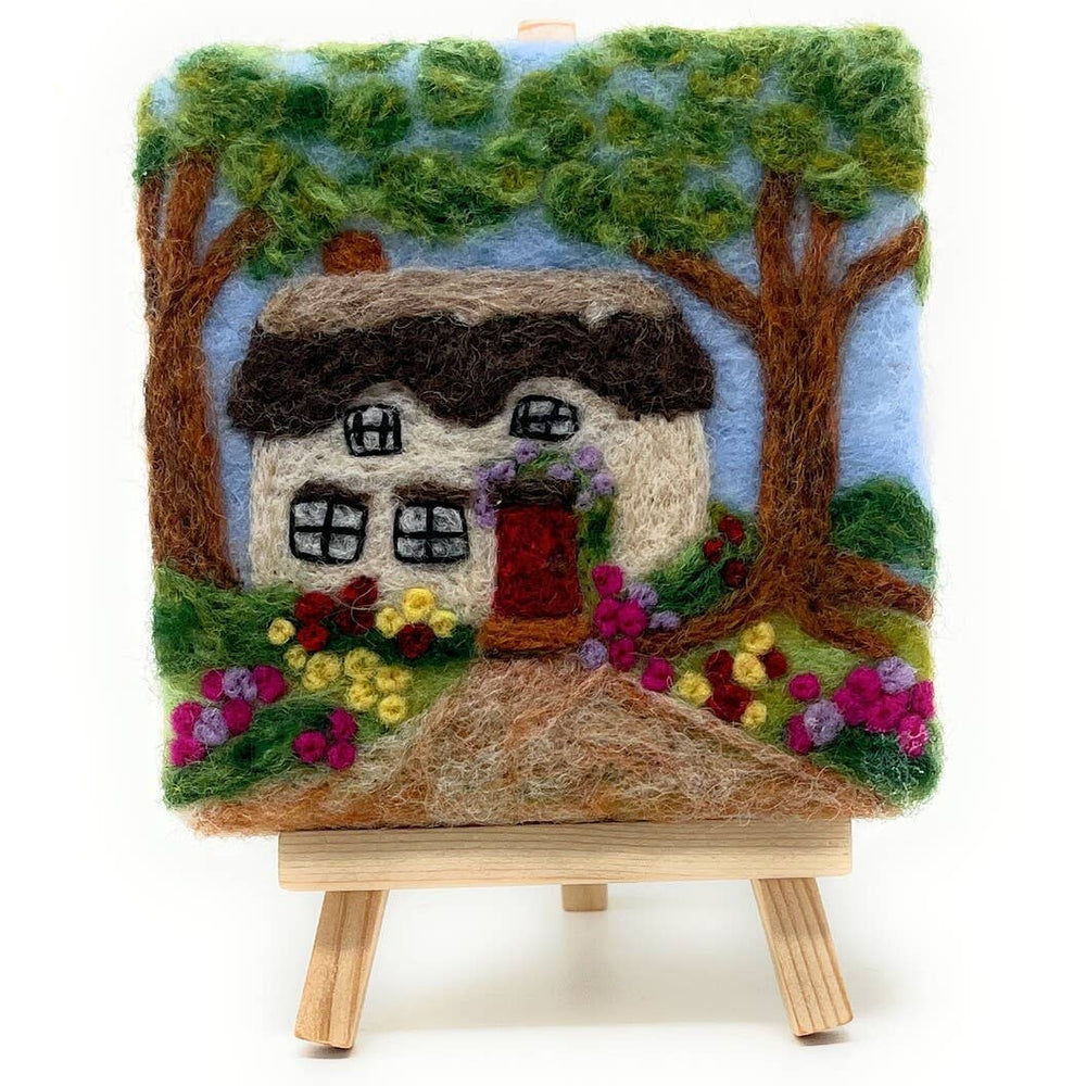 
                      
                        Paint with Wool: Mini Masterpiece Thatched Cottage Craft Kit
                      
                    