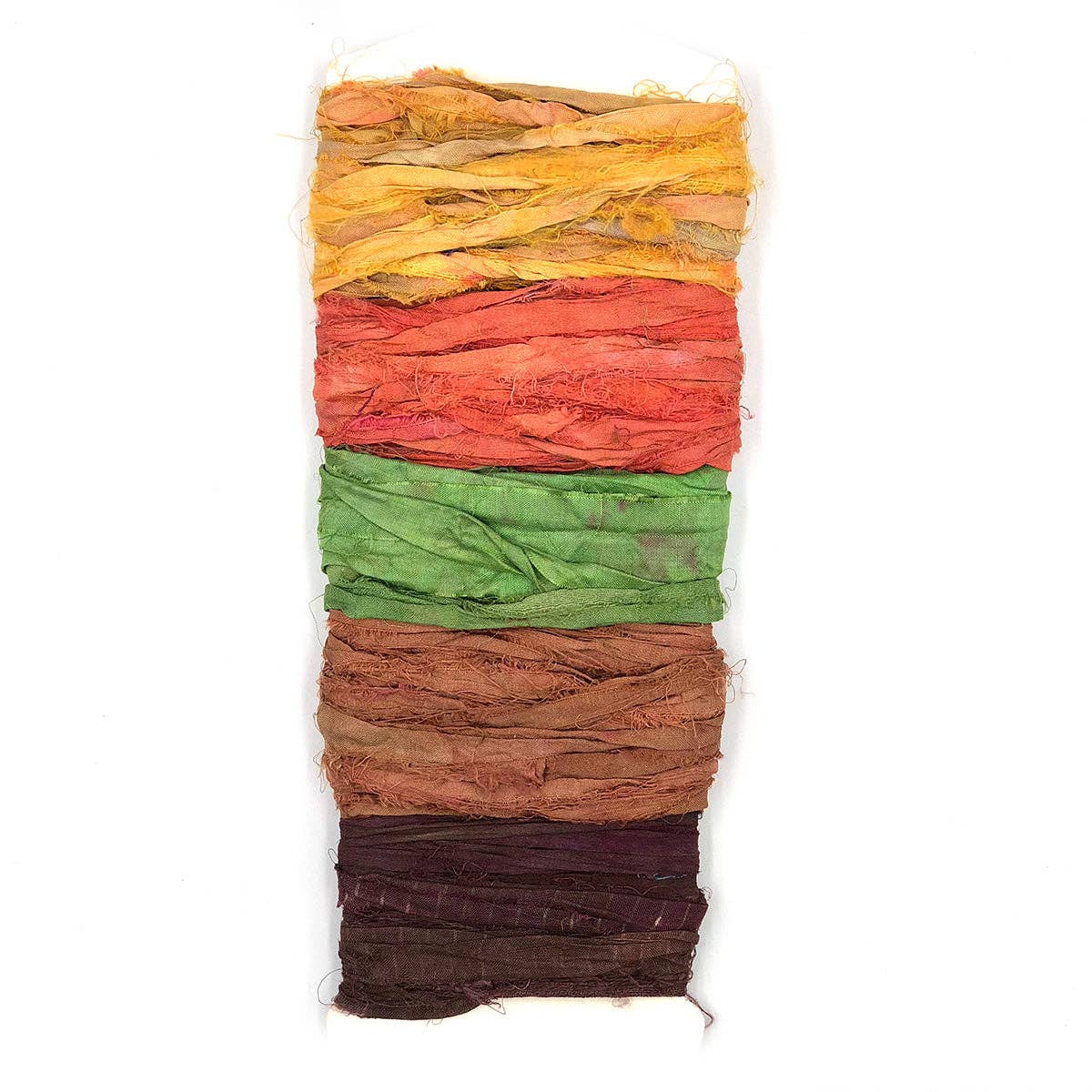 Yarn & Ribbon 5 Color Sample Cards: Rainbow Lux