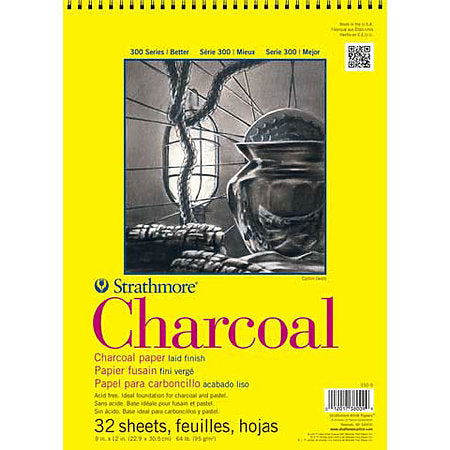 Charcoal Spiral Paper Pad 300 Series