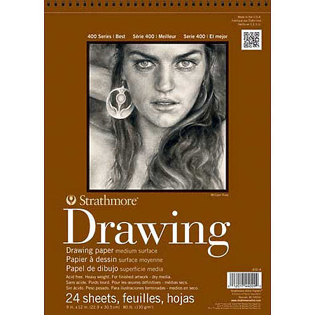 Strathmore Drawing Paper Pads 400 Series (Medium & Smooth Surface)