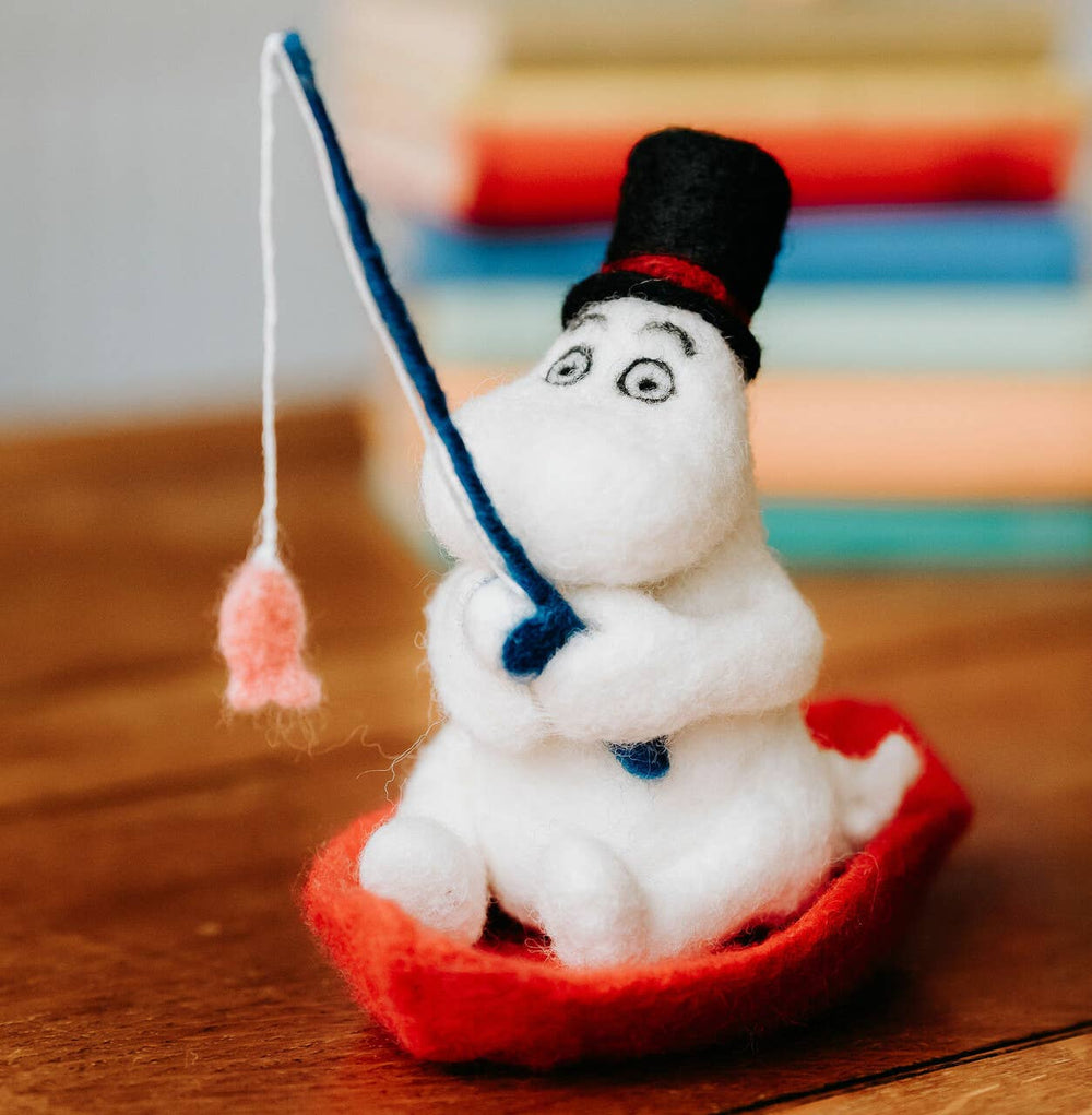 Moominpappa Goes Fishing Needle Felting Kit