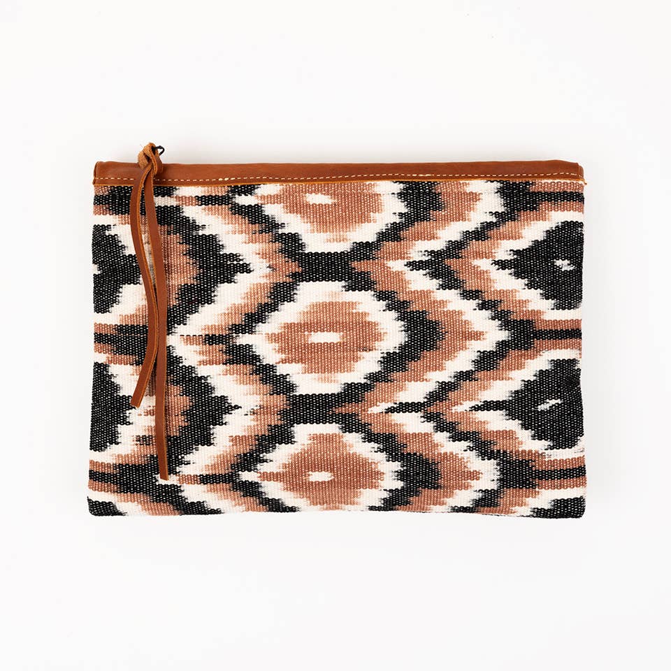 Handwoven Ikat Clutch