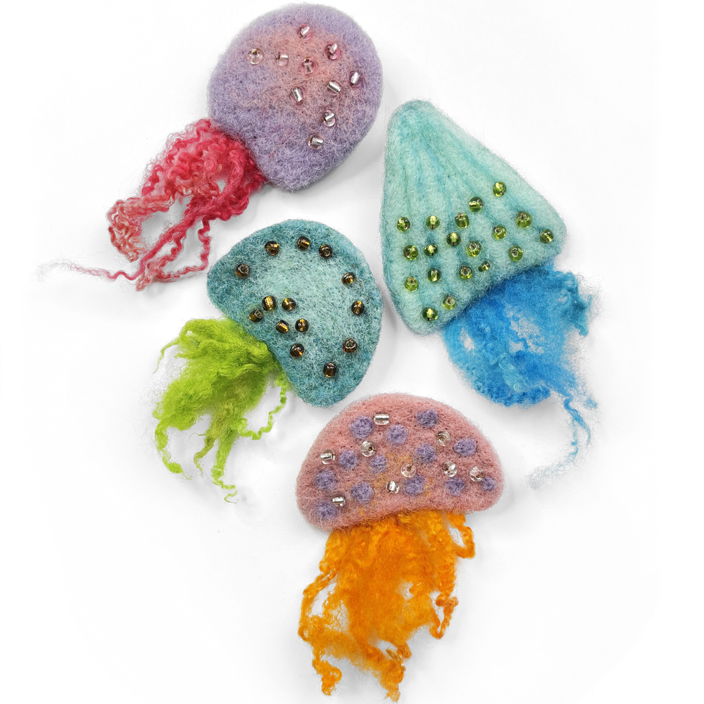 
                      
                        Jellyfish Brooches Needle Felting Craft Kit
                      
                    