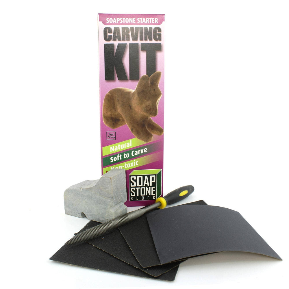 Soapstone Carving Kit - Cat