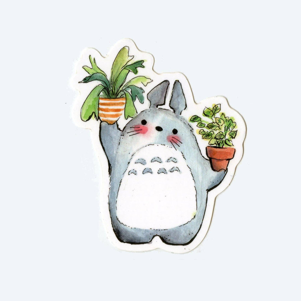 Plants Totoro Vinyl Sticker