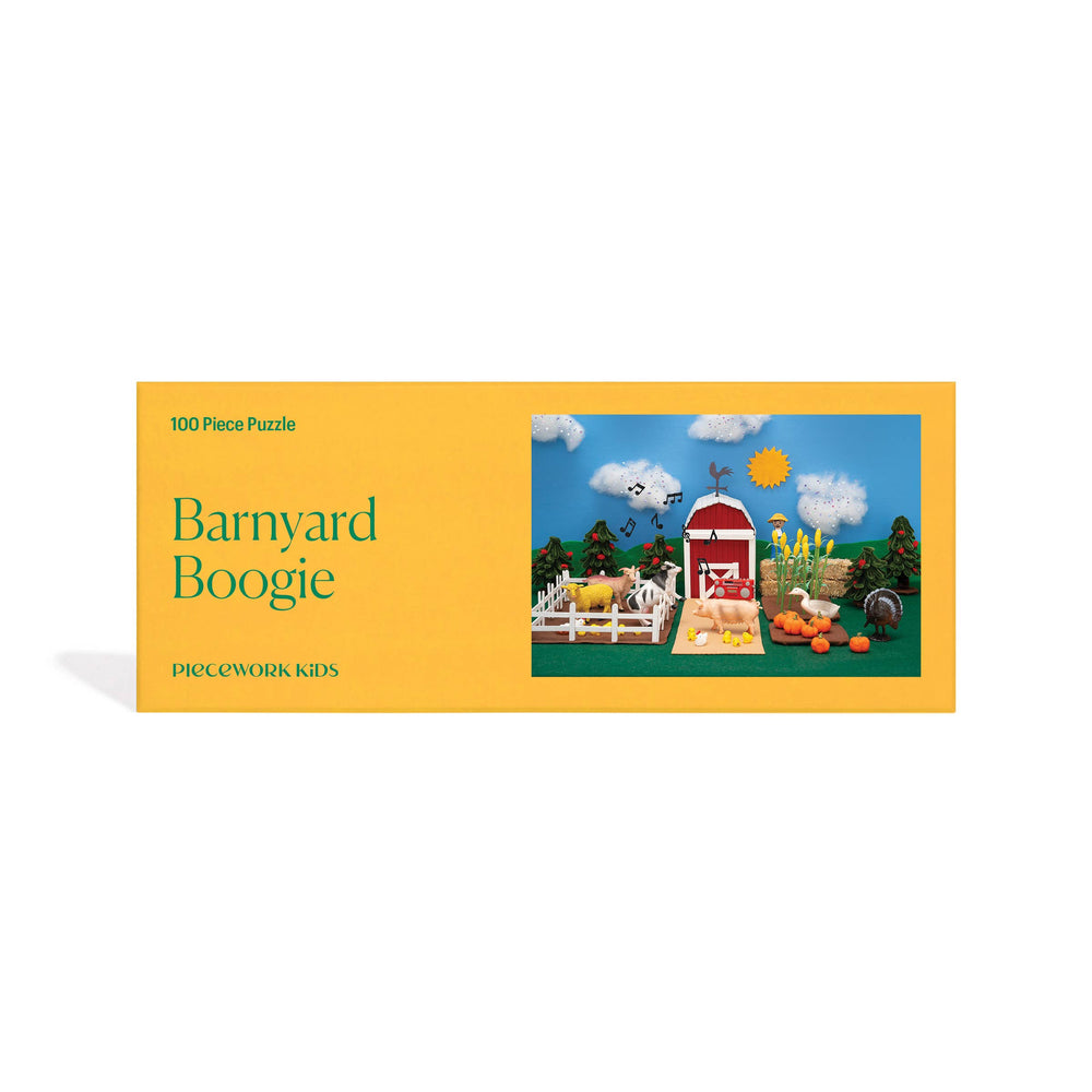 Piecework Puzzles - Barnyard Boogie - 100 Piece Puzzle