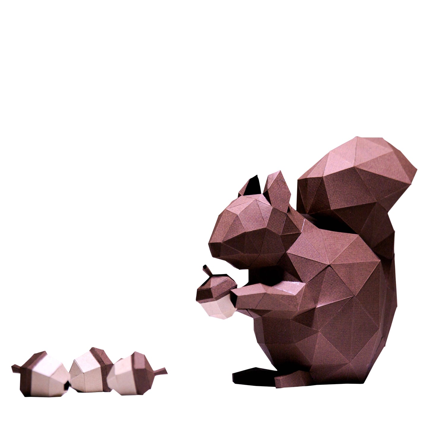 Squirrel 3D PaperCraft Origami Model, PaperCraft Art