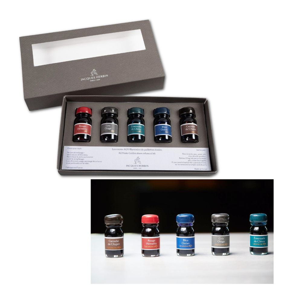 
                      
                        Herbin 1670 Ink with Gold Shimmer 50ml - 6 Colors: Emerald of Chivor
                      
                    