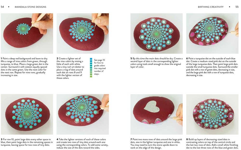 
                      
                        Mandala Stones: 50 Inspirational Designs To Paint
                      
                    