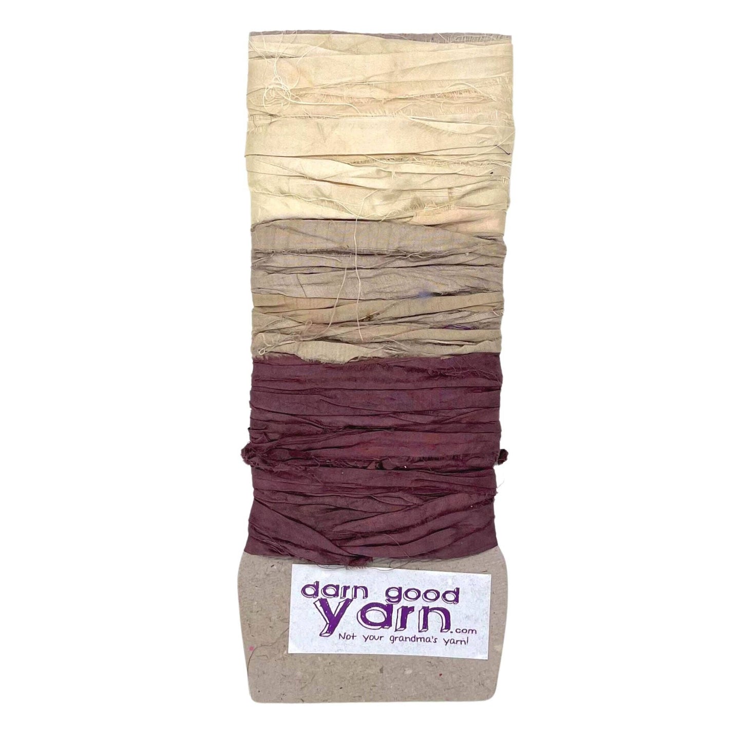 Yarn & Ribbon 3 Color Sample Cards: Amethyst