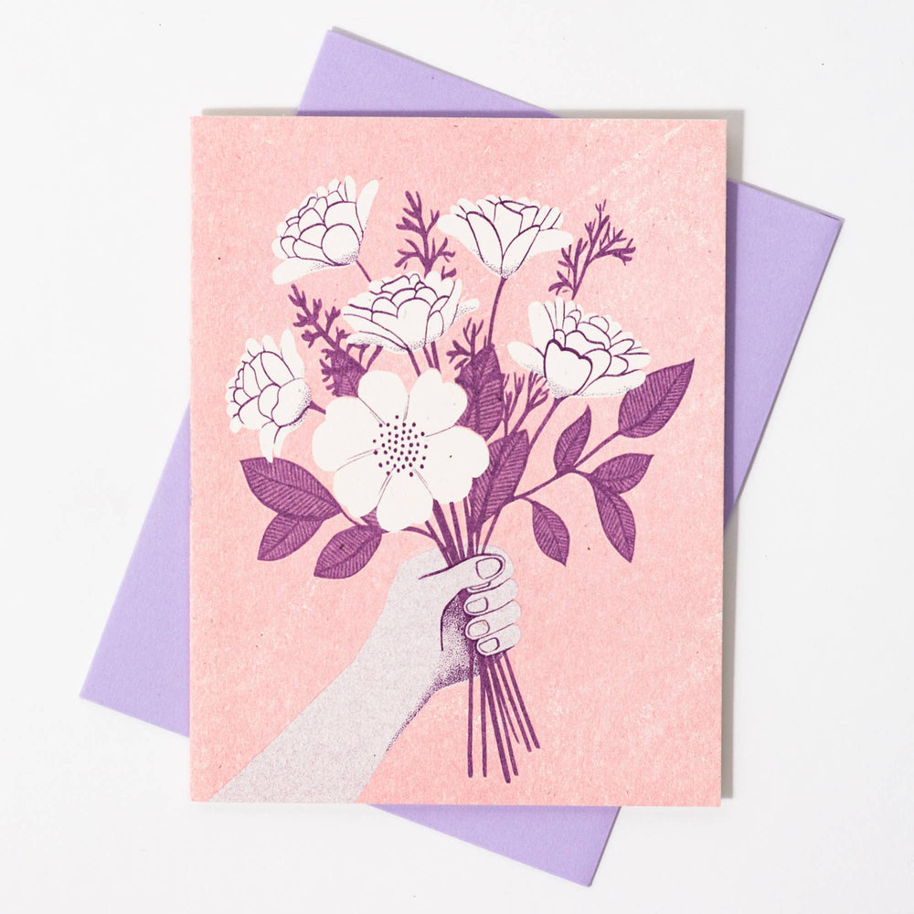 
                      
                        Bromstad Printing Co. - Bouquet - Risograph Card
                      
                    
