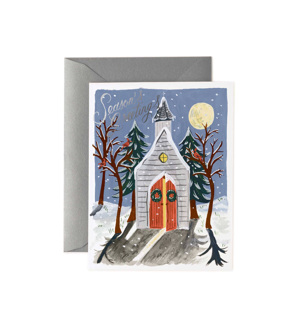 Rifle Paper Co. - Winter Chapel Greetings Card