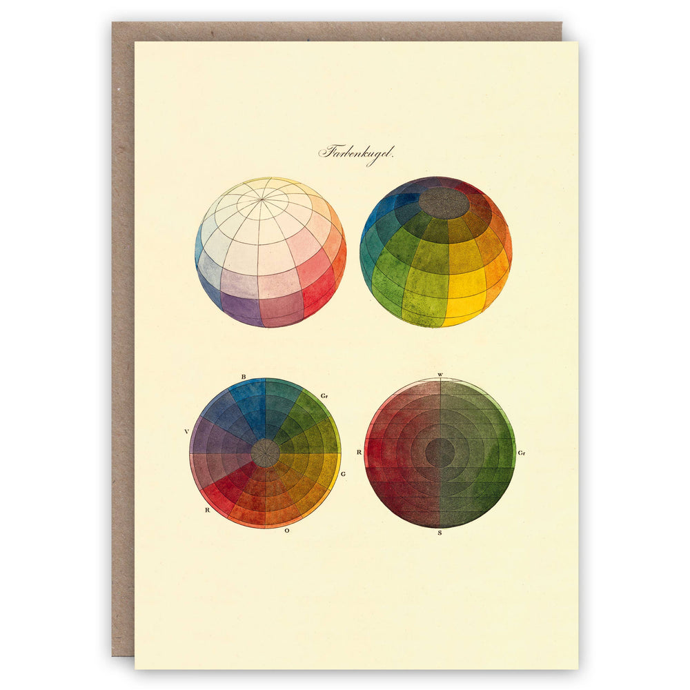 The Pattern Book - Colour Spheres greeting card