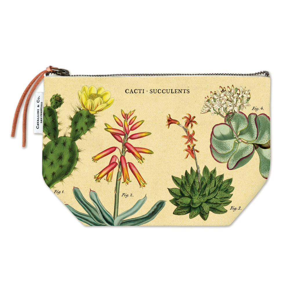 Vintage Inspired Pouches - Succulents