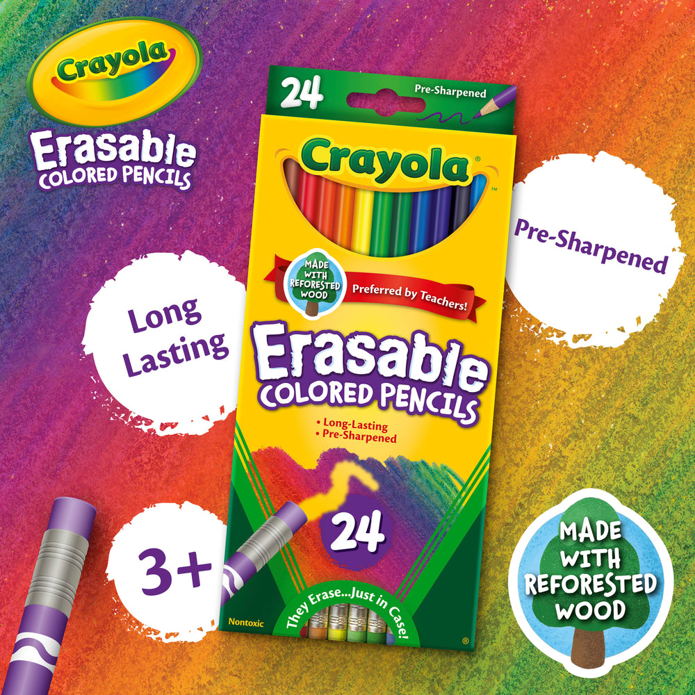 Crayola Eraseable Colored Pencils