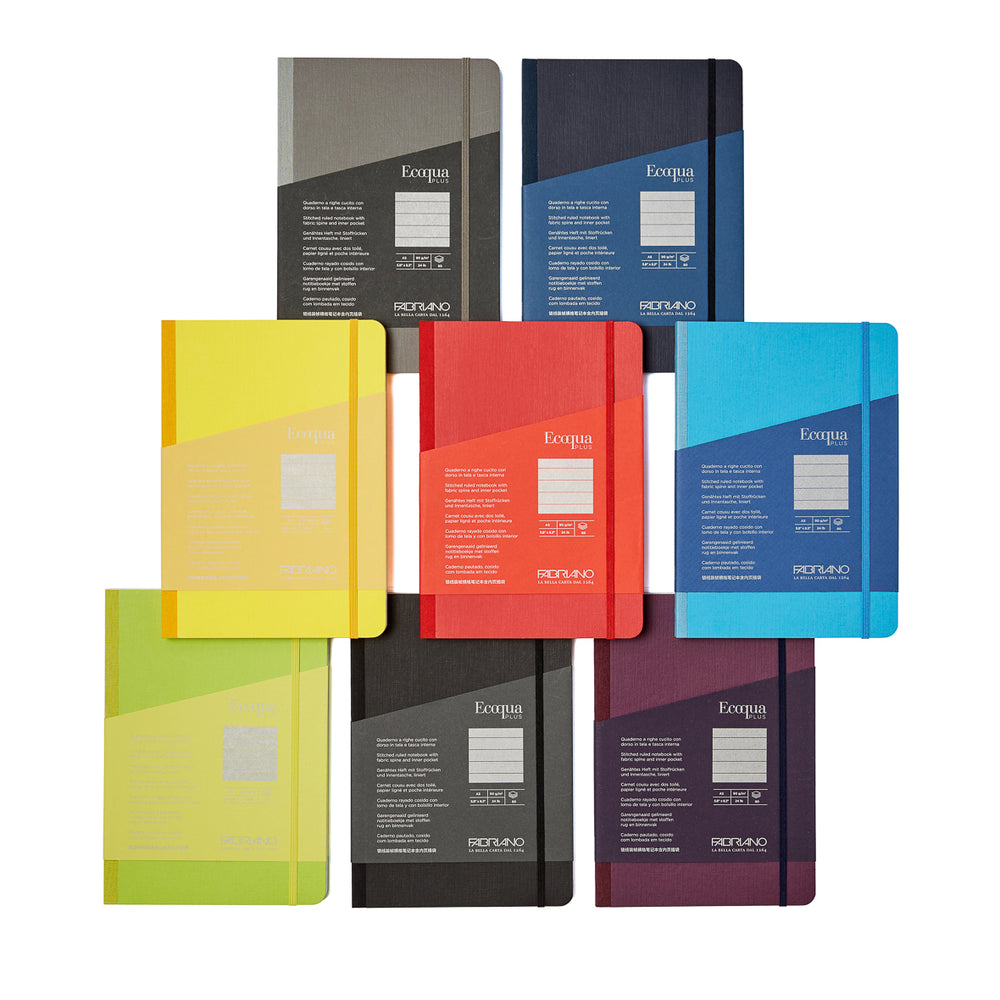 Ecoqua Plus Fabric-Bound Notebooks