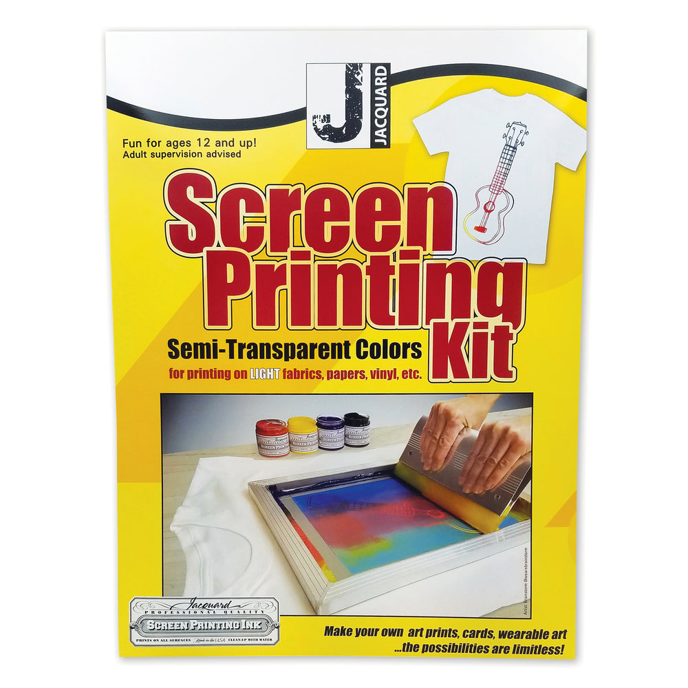 Jacquard Professional Semi-Transparent Color Screen Printing Kit