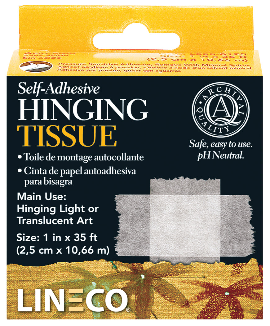 Lineco Mounting/Hinging Tissue, 1 in x 35' Roll