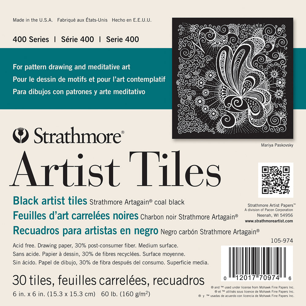 Artist Tiles - Black Artagain