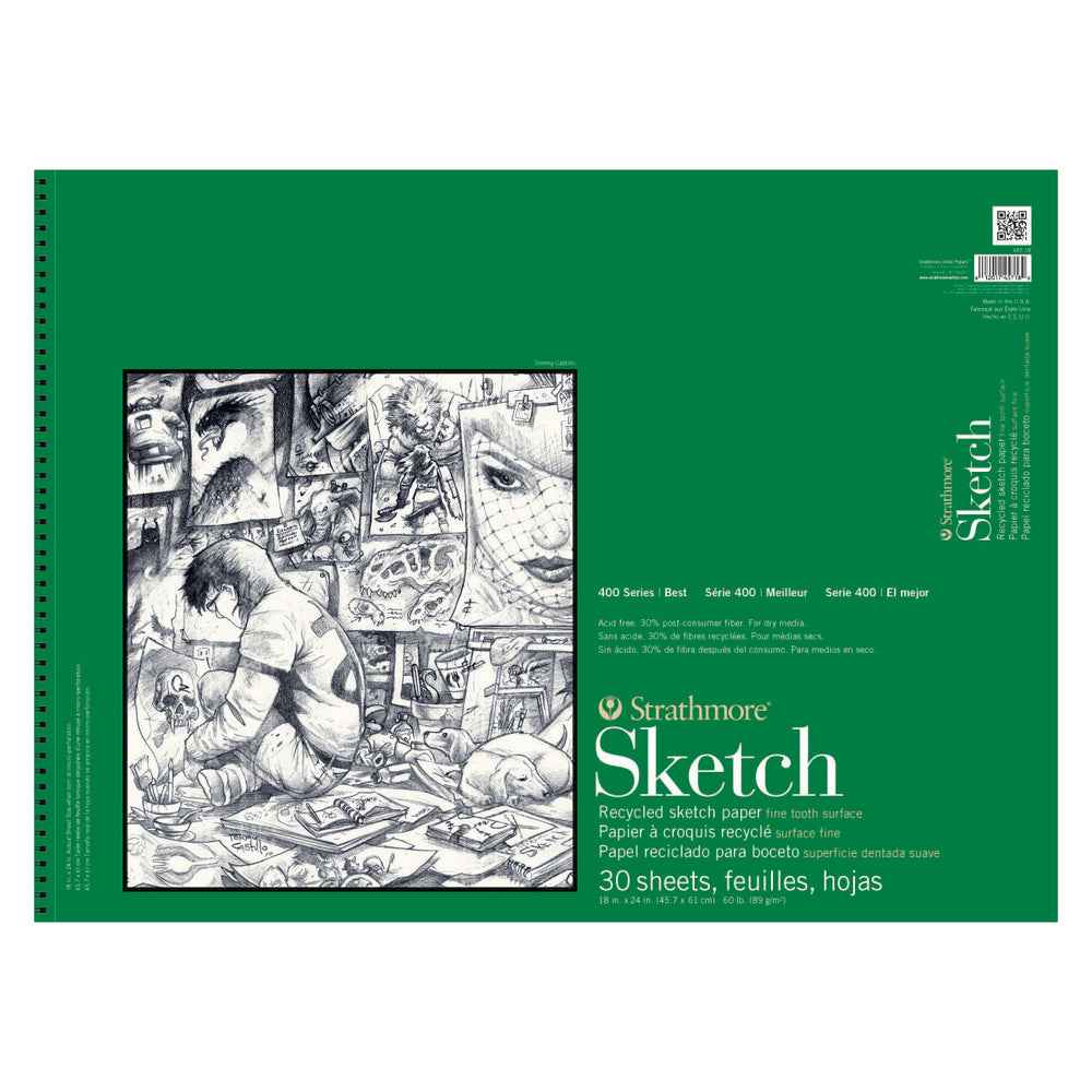 
                      
                        Recycled Sketch Paper Pads 400 Series
                      
                    