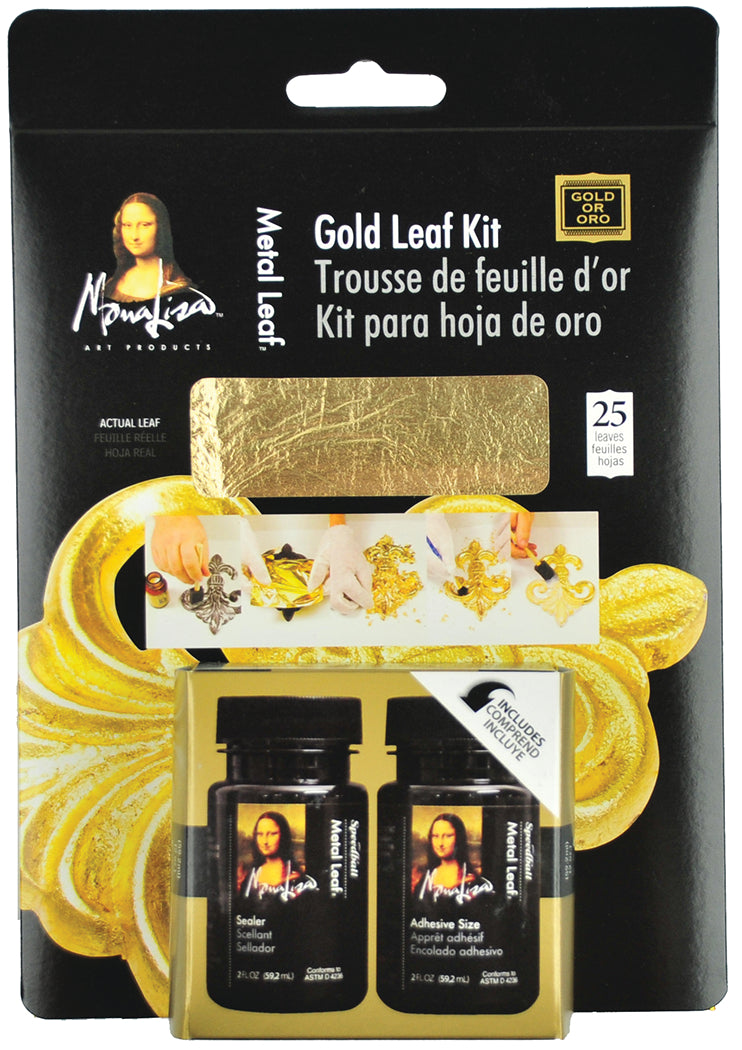 Mona Lisa Gold Leaf Kit - 5-1/2