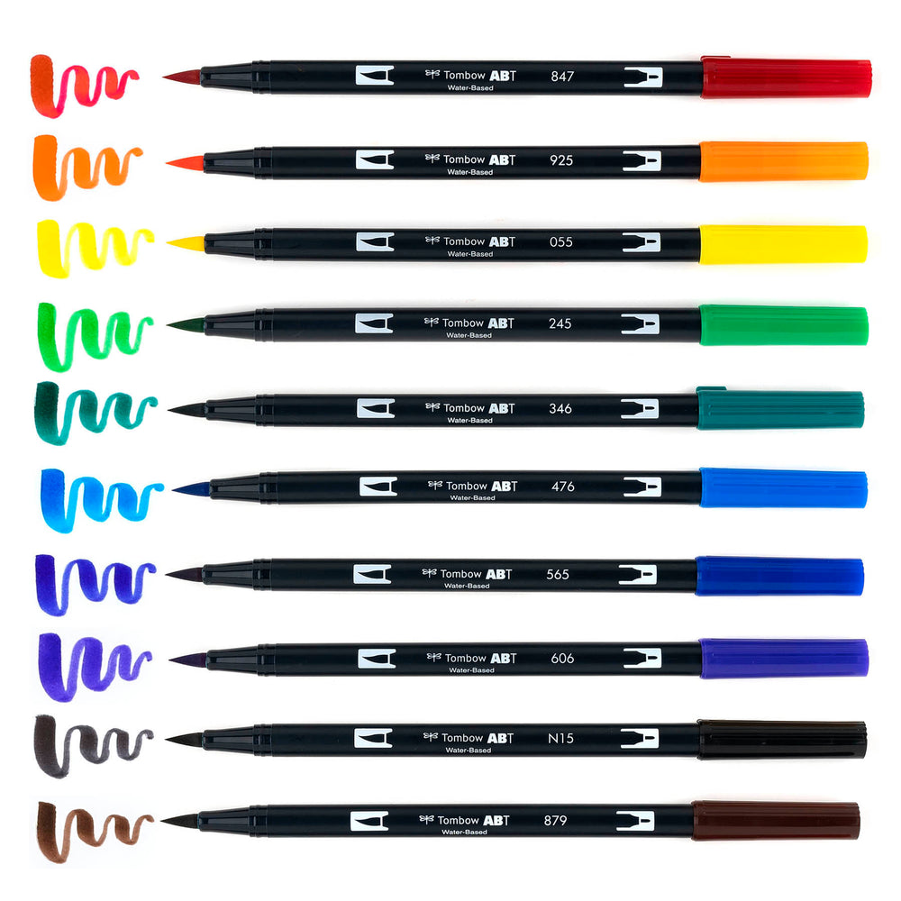 
                      
                        Tombow Dual Brush Pens, 10/set
                      
                    