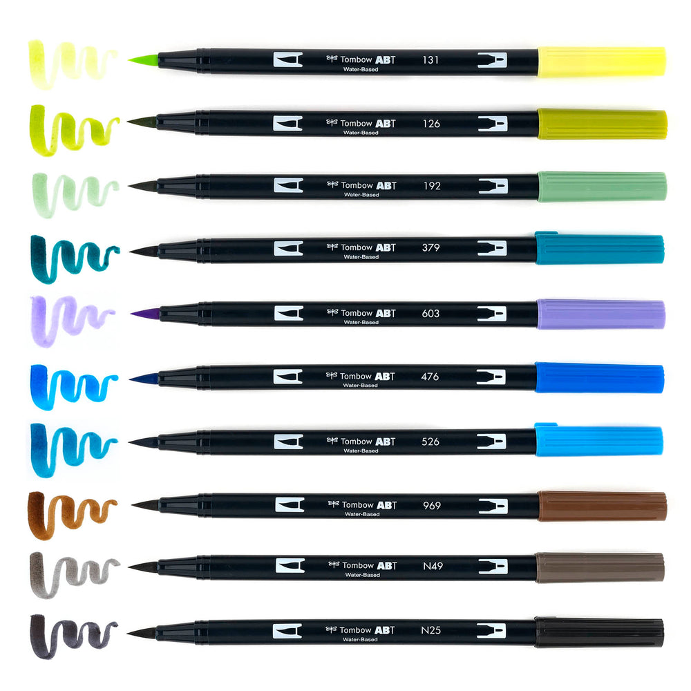 
                      
                        Tombow Dual Brush Pens, 10/set
                      
                    