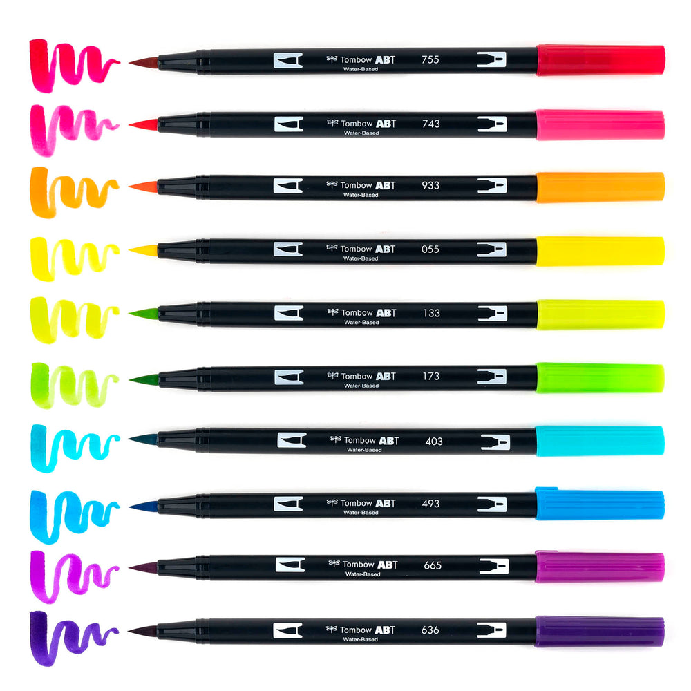 
                      
                        Tombow Dual Brush Pens, 10/set
                      
                    