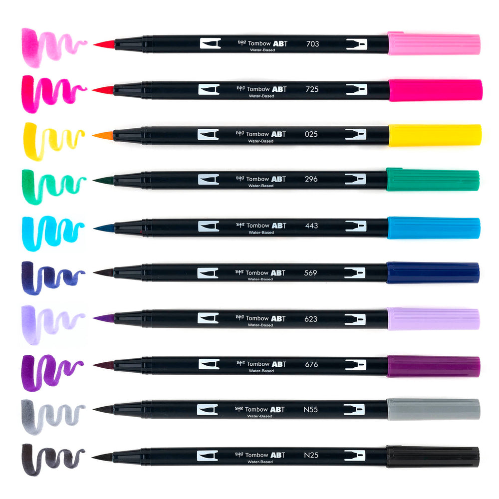 
                      
                        Tombow Dual Brush Pens, 10/set
                      
                    