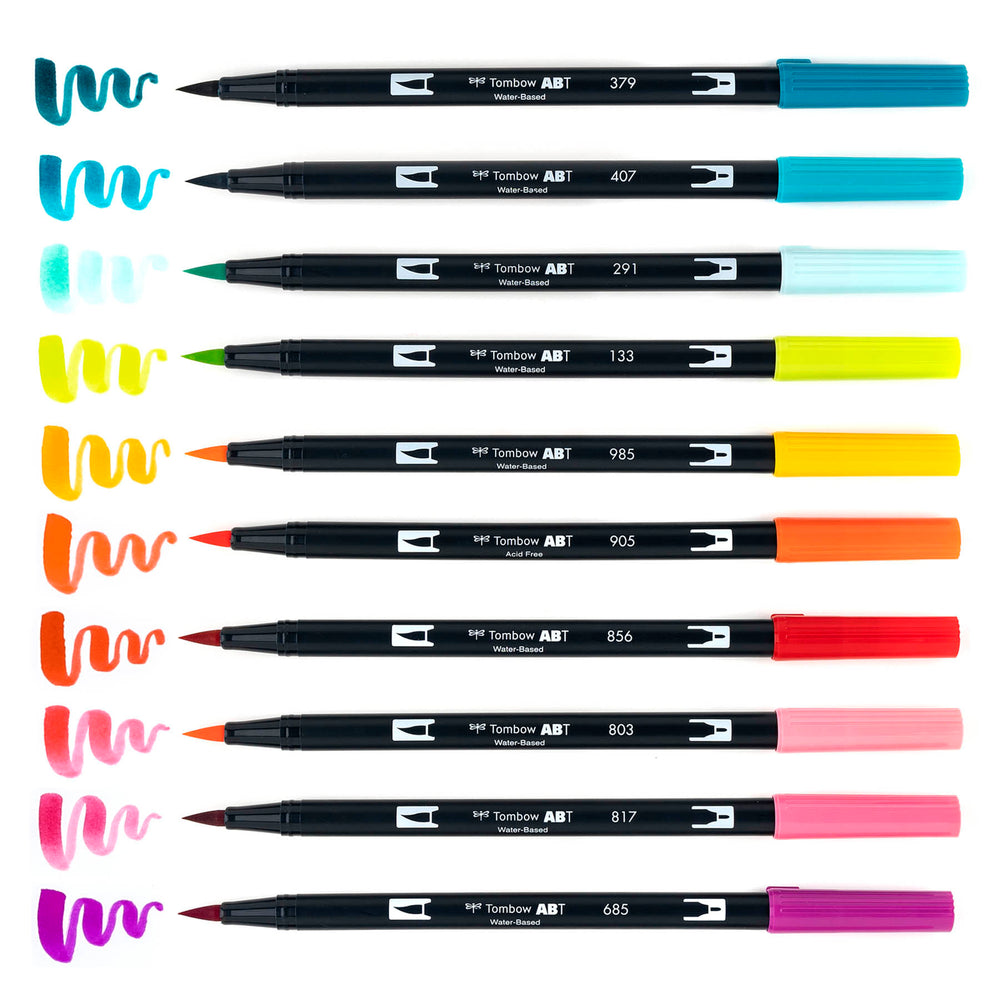 
                      
                        Tombow Dual Brush Pens, 10/set
                      
                    