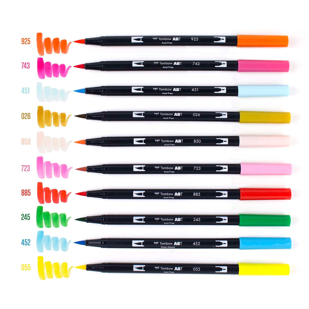 
                      
                        Tombow Dual Brush Pens, 10/set
                      
                    